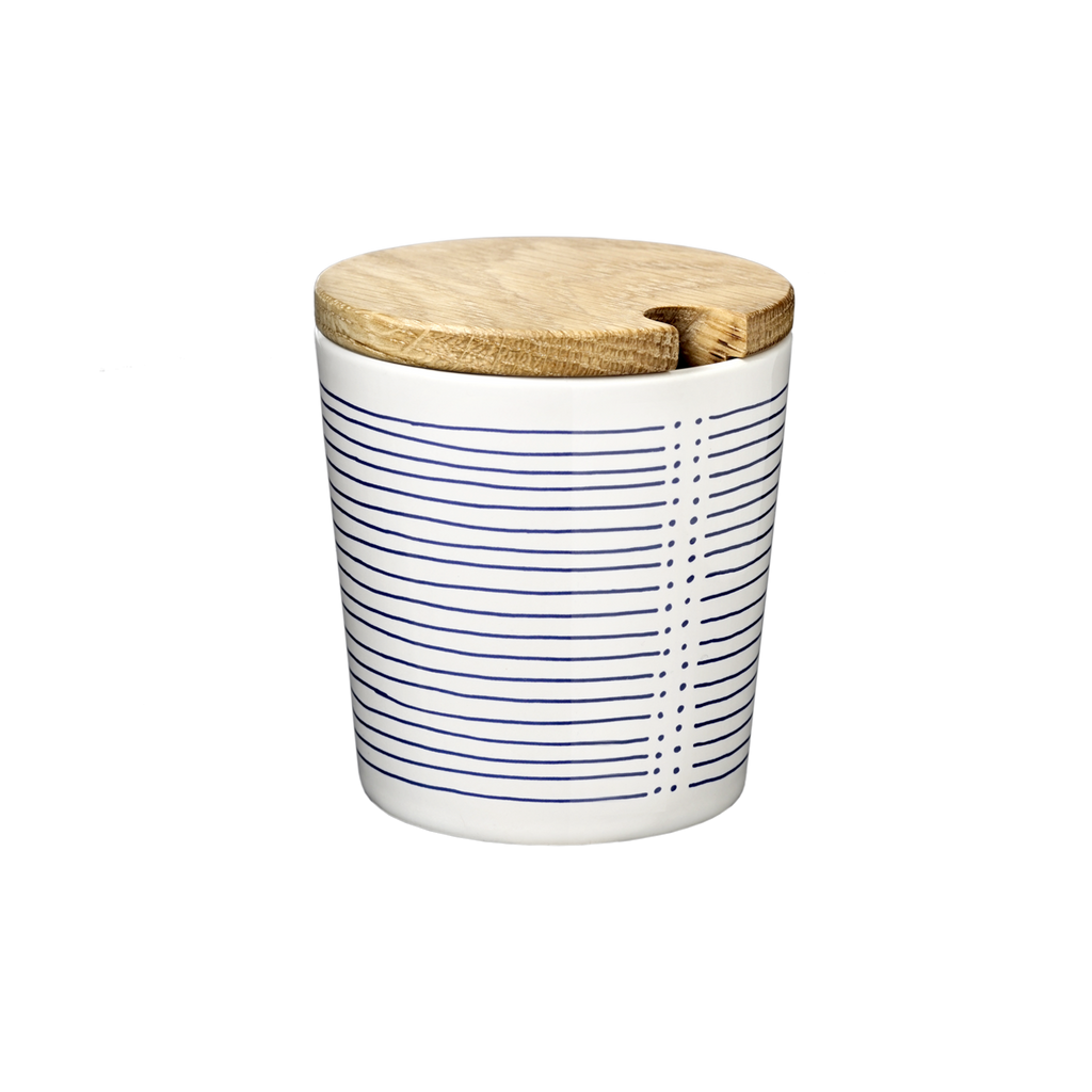 Cup, Linie, large with wooden lid